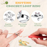 DTOFOOT crochet finger protector ring set packaging