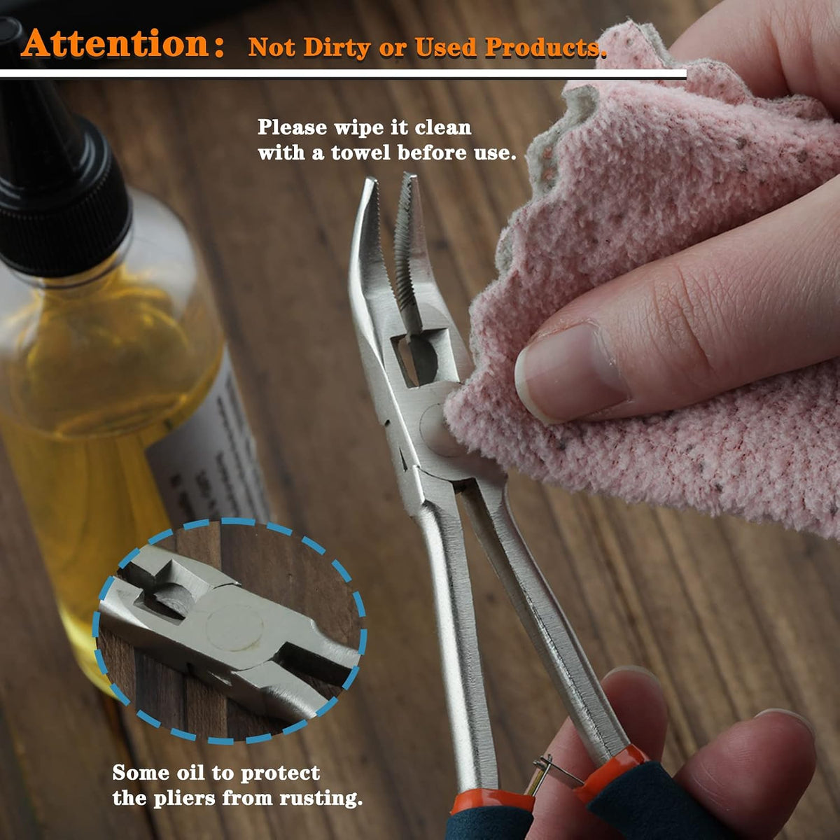 Speedwox craft plier angled tip detail view