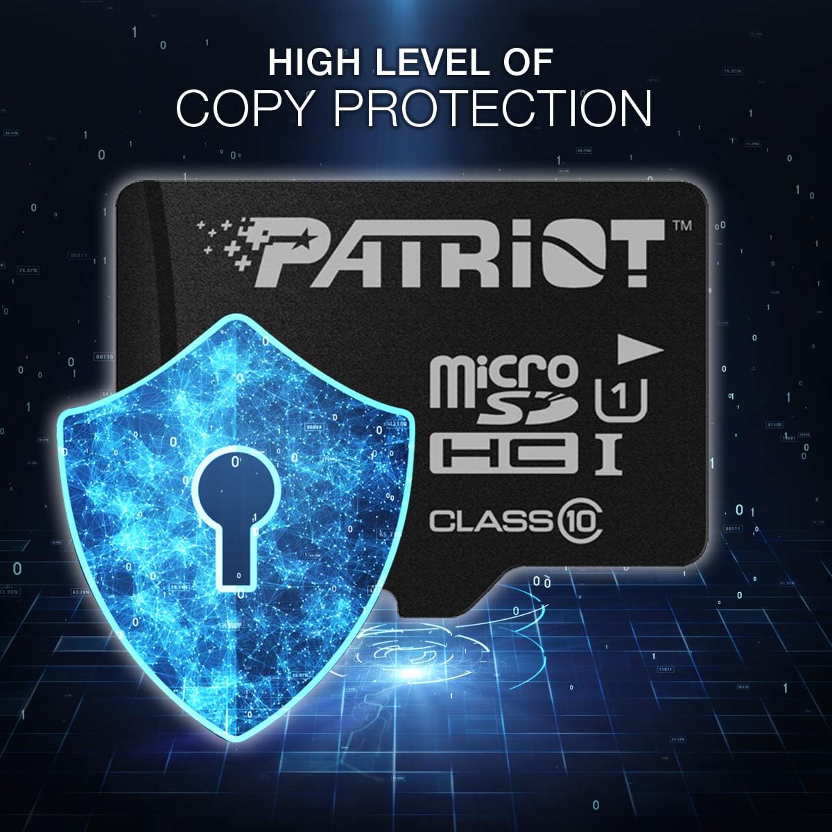 Patriot Memory LX Series 128GB micro SD card back view specifications