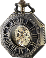 Boshiya mechanical pocket watch front view