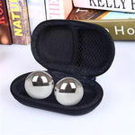 No Chime Chinese Balls angle view for hand therapy