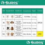 Transparent pet protective cone collar preventing scratching and wound licking