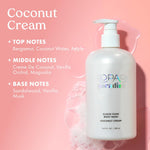 Kopari Paradiso body wash ingredients label back view