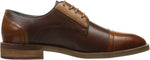 Zanzara Warhol brown lace-up shoe top perspective