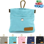 Dog Treat Pouch, Hand Free Dog Training Treat Bag with Carabiner & Magnetic Buckle, Auto Closing Dog Walking Bag for Puppy Travel or Outdoor Use, Pet Feed Snack Reward Pocket, Black - Image 10