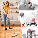 Integrated rubber squeegee side of the BITOPE multi-purpose brush head.