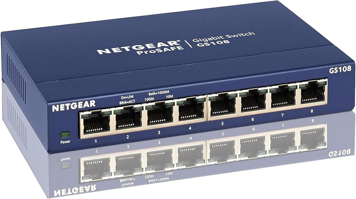 NETGEAR 8-Port Gigabit Ethernet Unmanaged Network Switch (GS108) - Image 6