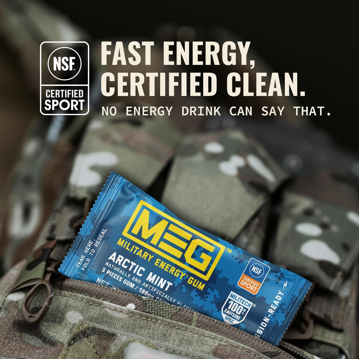USA imported high performance chewing gum for ultimate workout energy