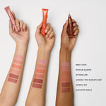 Estée Lauder hydrating liquid blush bottle showcasing the liquid water-cream formula.