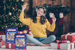 Christmas stocking stuffer mini candy canes 25 pack display