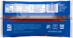 Red Vines classic chewy red licorice candy snack sized pieces close up view.