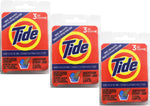 Tide portable laundry detergent packets packaged ready for travel