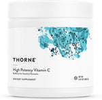Thorne High Potency Vitamin C buffered powder jar front view for authentic immune support