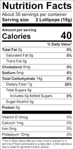Allergy friendly low calorie sugar free sweets close up view
