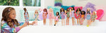 Barbie Fashionistas Doll #198, Petite with Curly Black Hair, Retro Floral Clothes & Accessories Including Platform Sandals & Earrings - Image 2