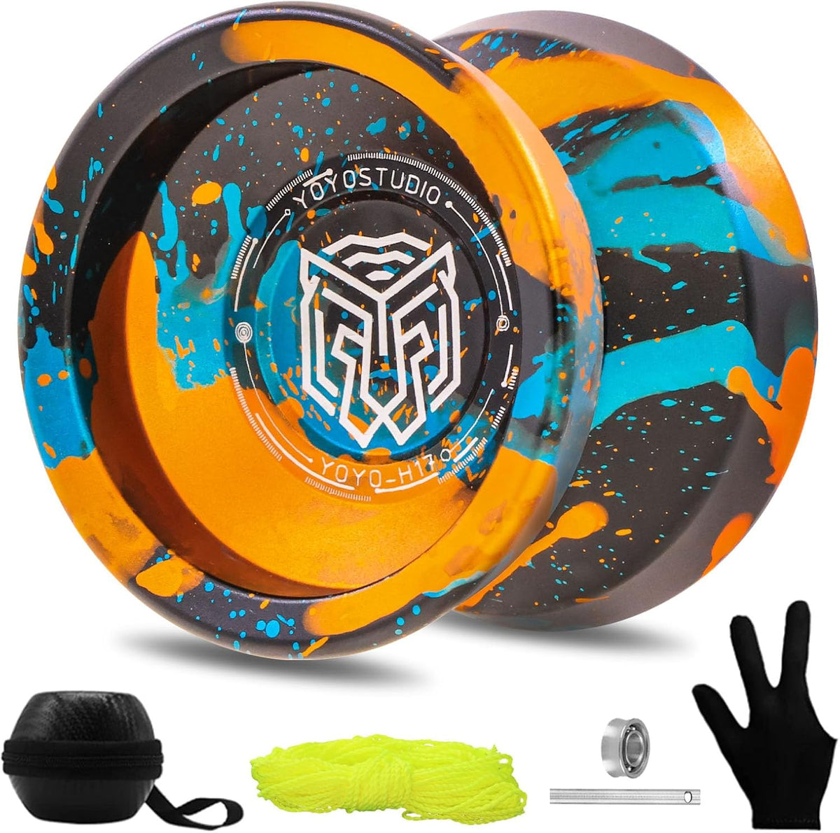Yoyostudio H17 professional metal yoyo front view