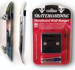 SkateHoarding HoverMount skateboard deck wall holder installed