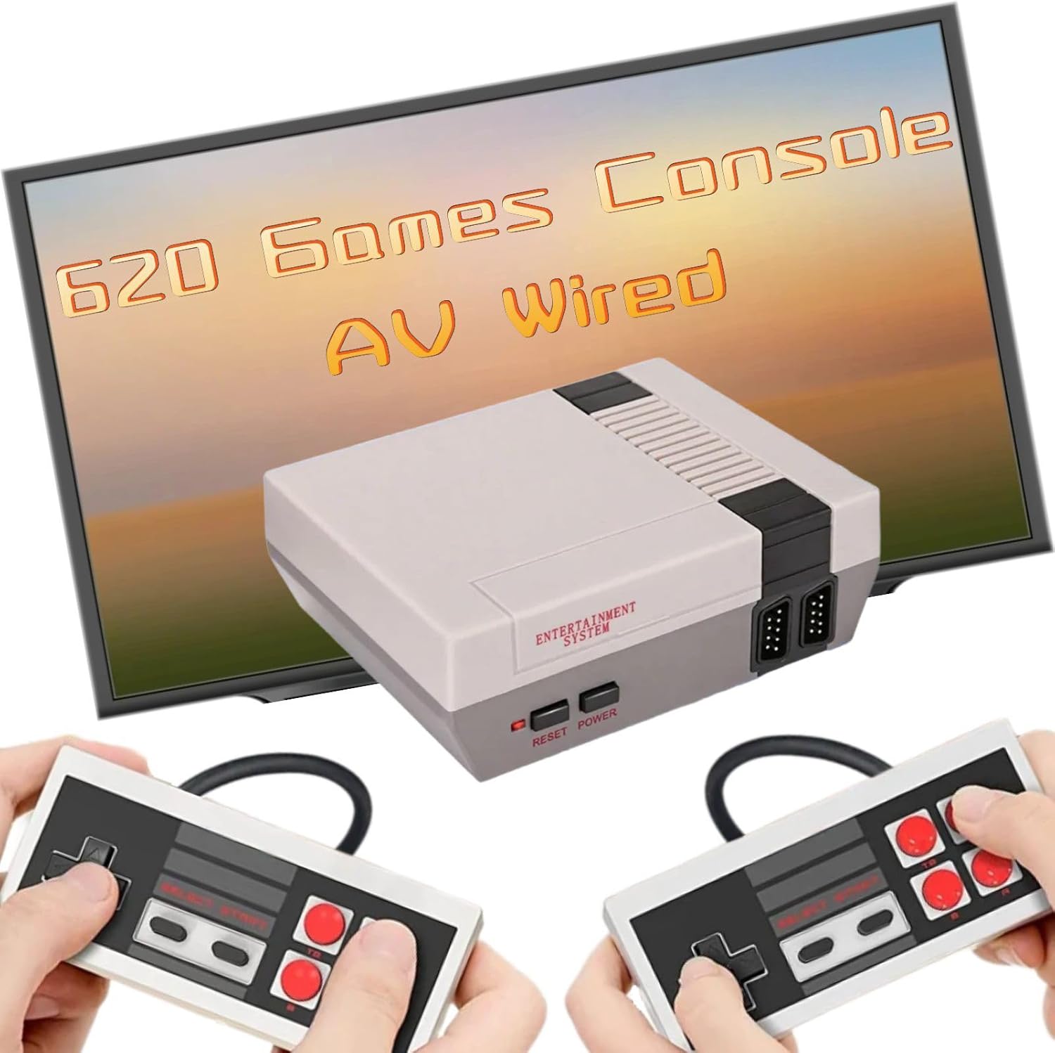 Kraft & Klay retro game console front view with controllers