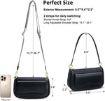 Peacocktion vegan leather purse strap adjustment detail