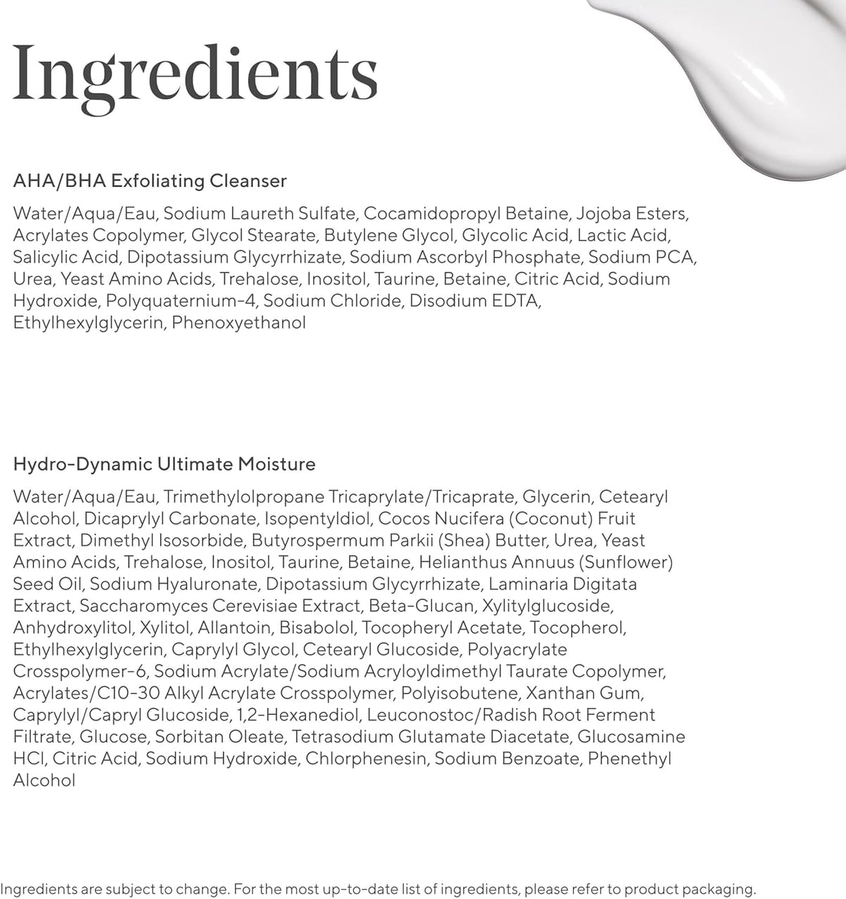 Murad skincare set branding and full-size product bottles