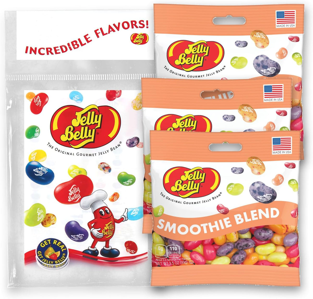 Jelly Belly Soda Pop Shoppe Jelly Beans, 3.5 oz Grab & Go Bags - Pack of 3 sold in Jelly Belly Bag - Image 12