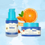 Texture shot of the lightweight Vitamin C serum and rich face cream.