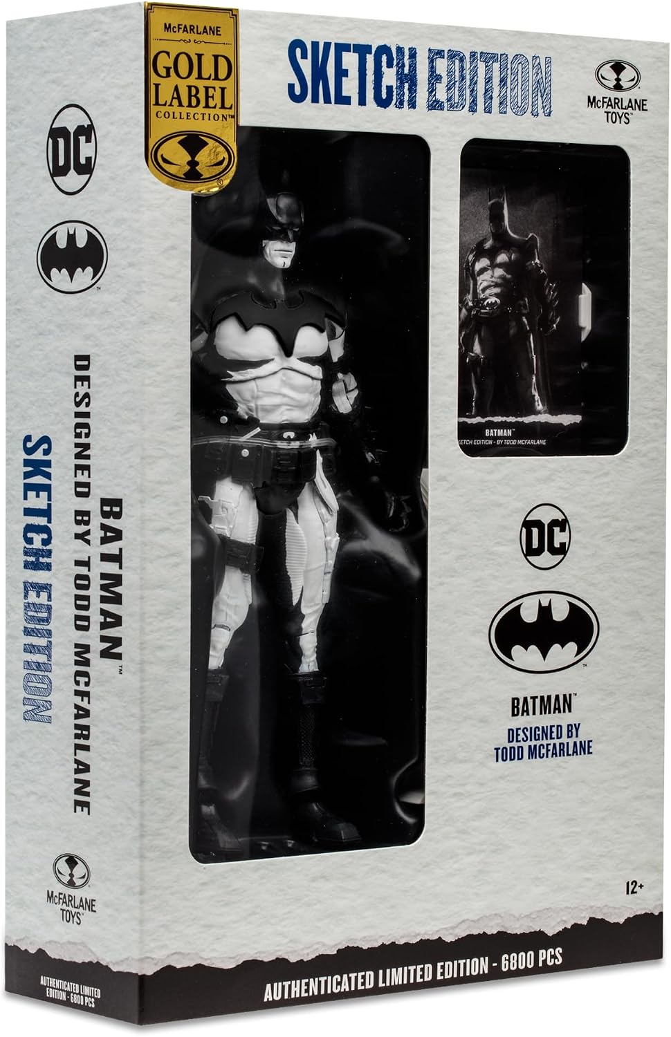 Bandai DC Multiverse Batman collectible art card and stand