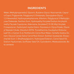 Non comedogenic beta carotene skincare pads open jar view