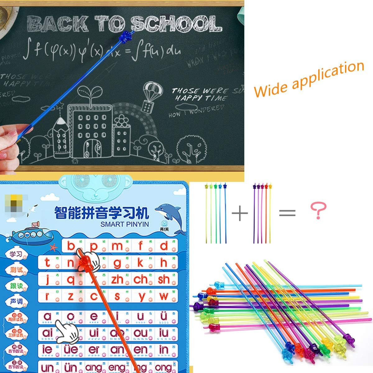 10pcs Mini Hand Pointers Teachers Pointer Classroom and Presentation Finger Pointer - Image 4