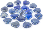 JIC Gem Set of 20 pcs 30mm Amazonite Healing Crystal Fluorite Heart Stones Love Carved Palm Worry Stone Energy Yoga and Decoration - Image 12
