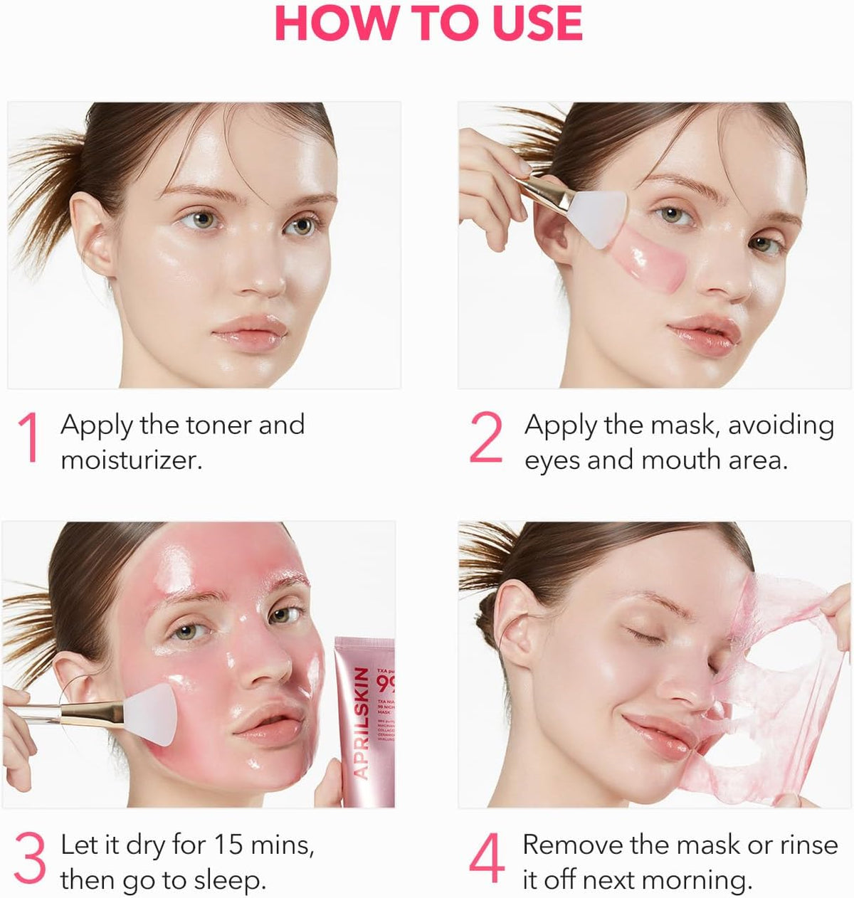 Aprilskin Calendula flower infused facial peel off mask tube for exfoliating care