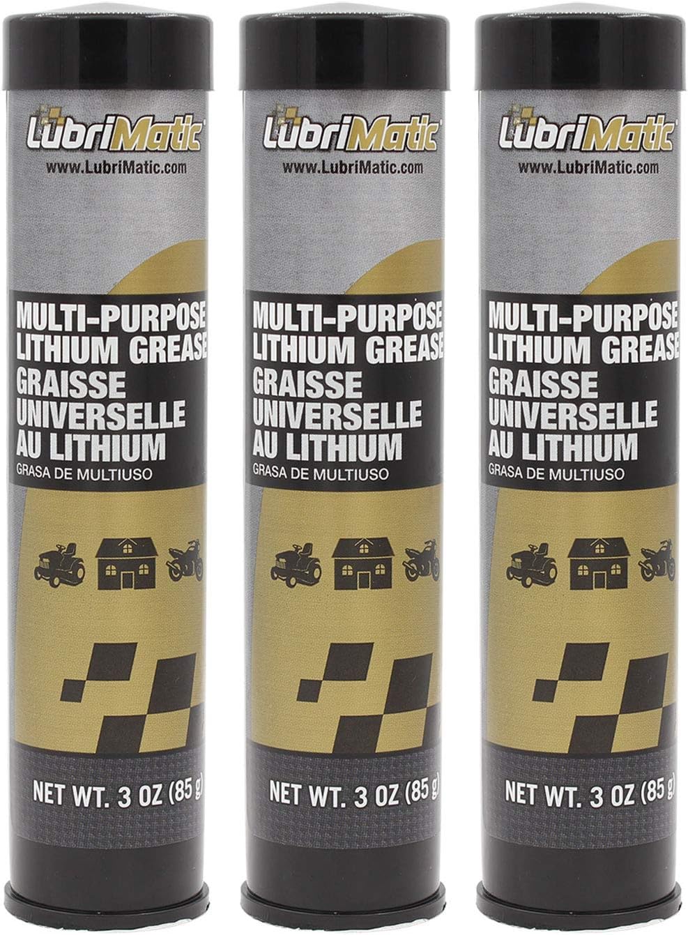 Lubrimatic 11312 Multi-Purpose Lithium Grease 3 Ounce Cartridges