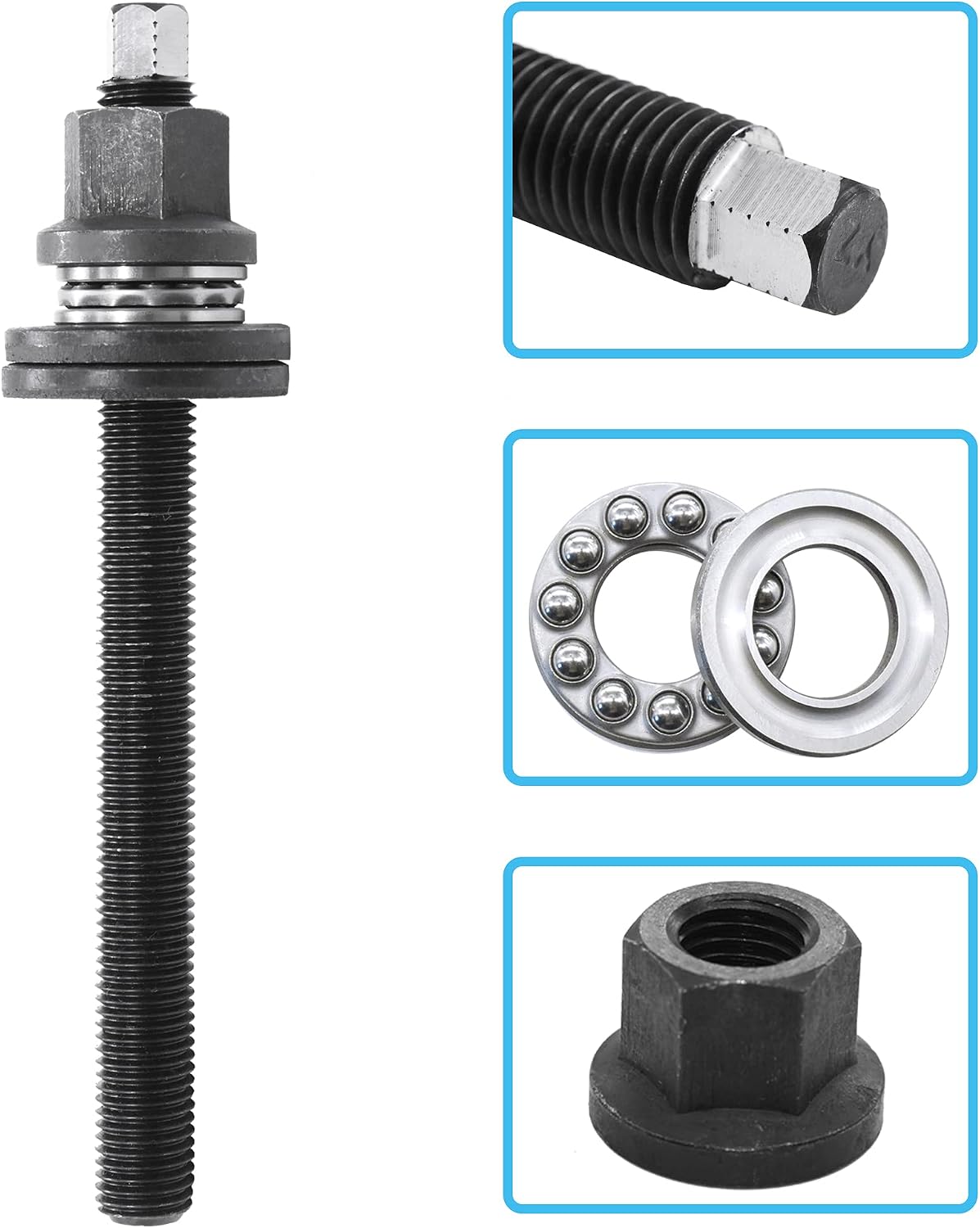 SEEBOO crank pulley install tool threaded stud and nut