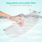 DuckSky cat litter filter part highlighting the durable plastic frame assembly.