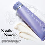 Sulfate free non foaming moisturizing cleanser back label showing details