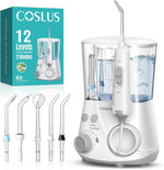 COSLUS E2 Advanced Water Flosser front view countertop oral irrigator