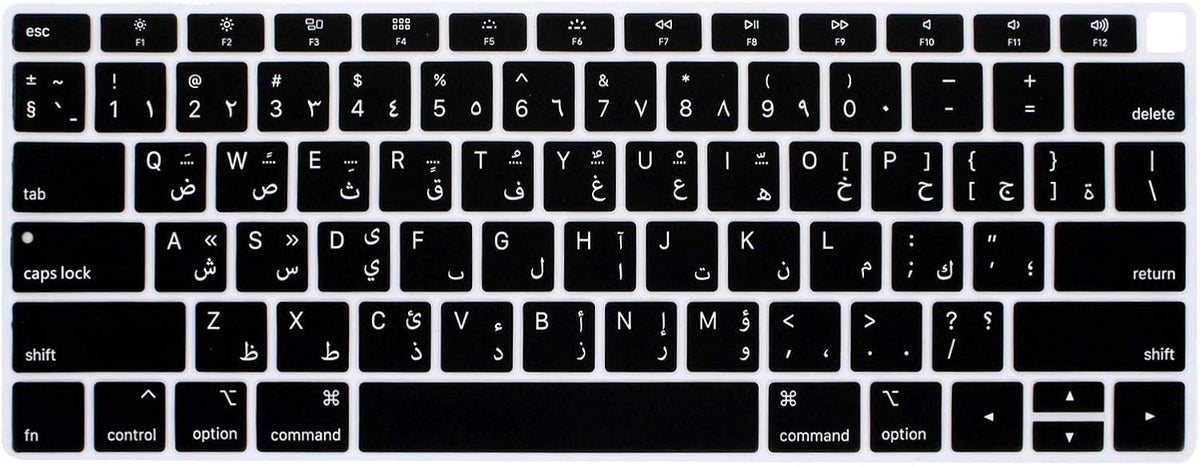 Waterproof and dustproof MacBook Air protective skin layout