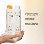 GK Hair professional line packaging texture