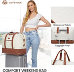 LOVEVOOK women duffel bag wet pocket feature