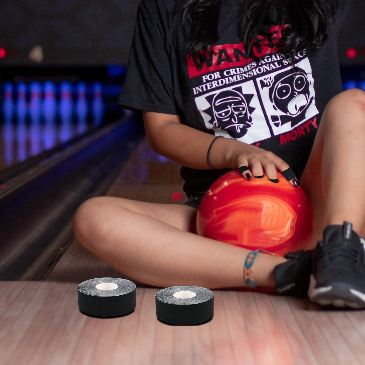 Cosmos elastic finger tape set for bowlers