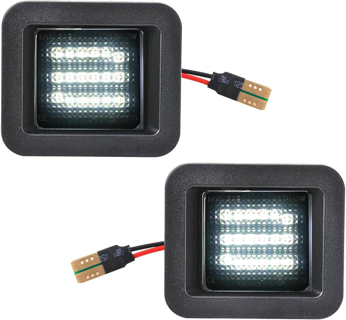 Omrisy LED license plate light assembly front view for Ford F150