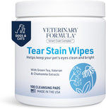 Veterinary Formula Smart Coat Complex Eye and Face Wipes 100 count front tub view