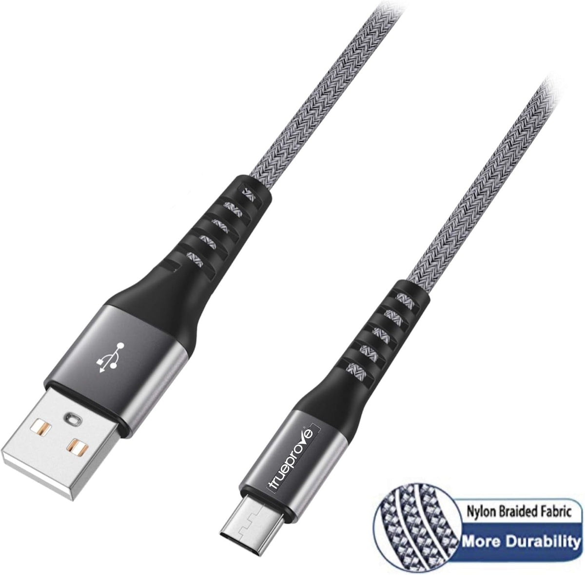 TrueProve extra long audio cable coiled for packaging view
