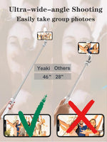 Yeaki selfie stick tripod wireless bluetooth remote