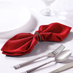 Utopia Home table napkins showing hemmed edges