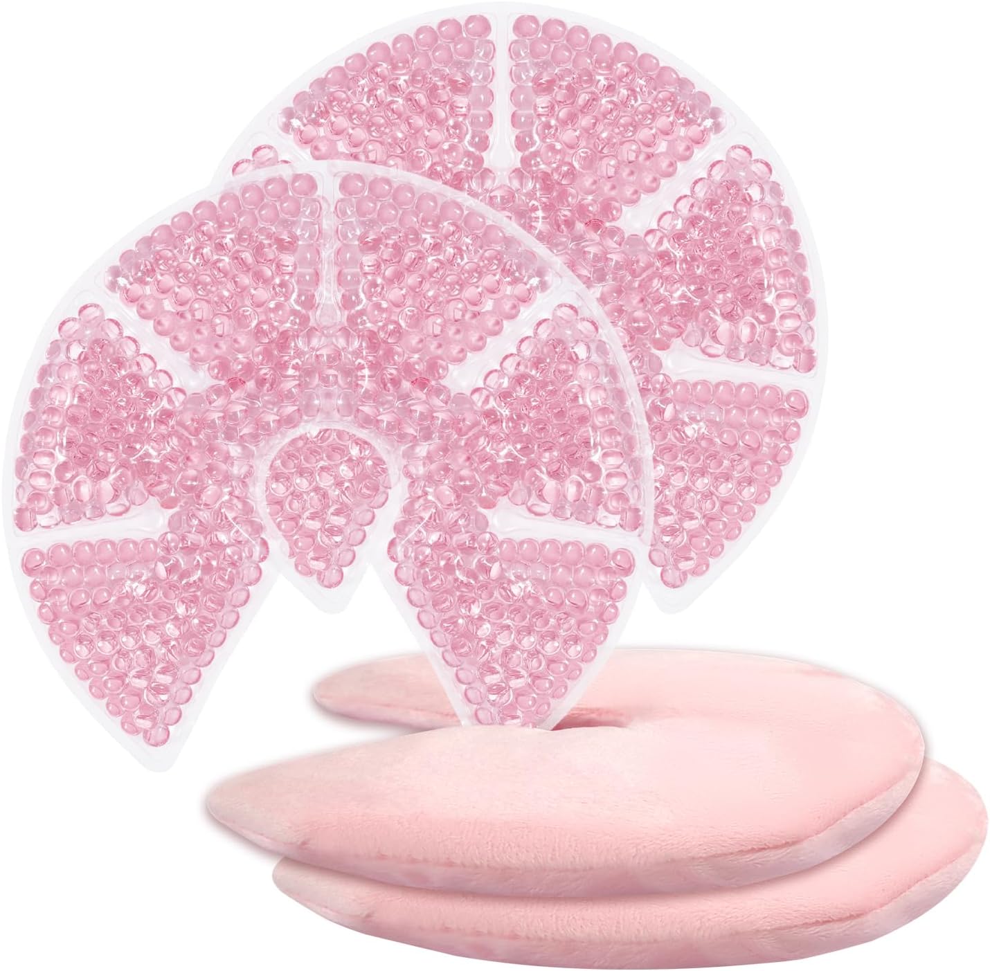 Znöcuetöd hot and cold breast gel ice packs front view