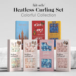Kitsch Satin Heatless Curls Overnight Set - Ivory | No Heat Damage Overnight Curls | Comfortable Frizz Free Hair Curlers To Sleep In with 34" Hair Waver & 2 Satin Scrunchies - Image 9