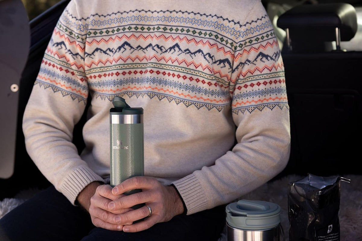 Durable BPA free Stanley stainless steel travel tumbler for hot and cold beverages