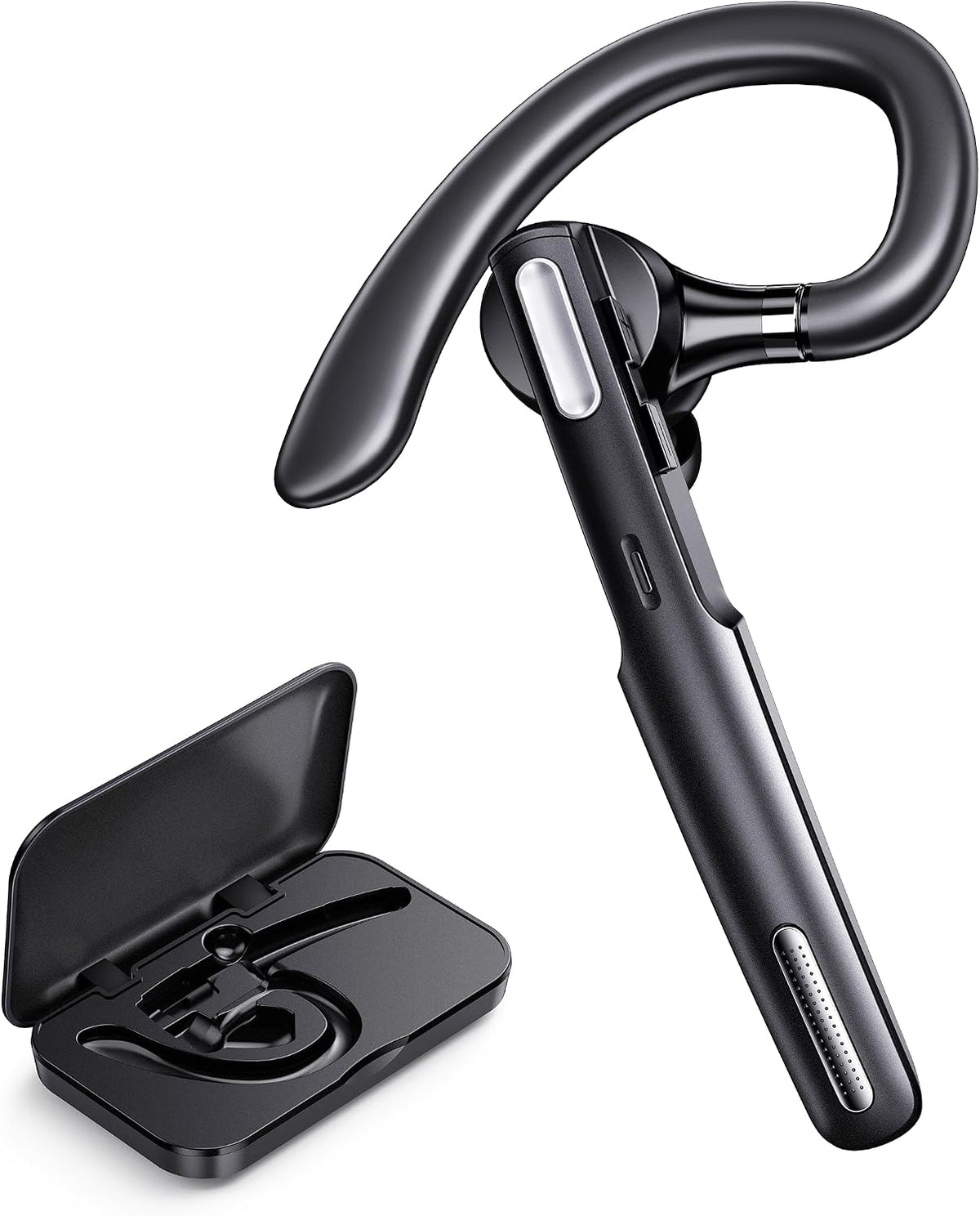 Icomtofit Bluetooth headset front view wireless earpiece