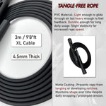 Damage Fight Gear Boxer Classic Speed Rope close up of ventilated ABS handles